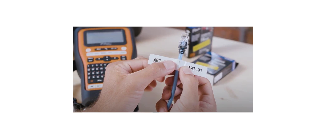 Nhãn Brother dán cho cáp mạng giúp quản lý dễ dàng, chuyên nghiệp