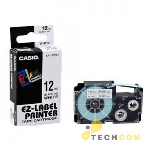 Casio Xr 12we1 Chu Den Nen Trang 12mm Cc4vu