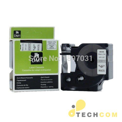 Dm 45803 S0720830 Black On White 19mm X 7met 0y2me