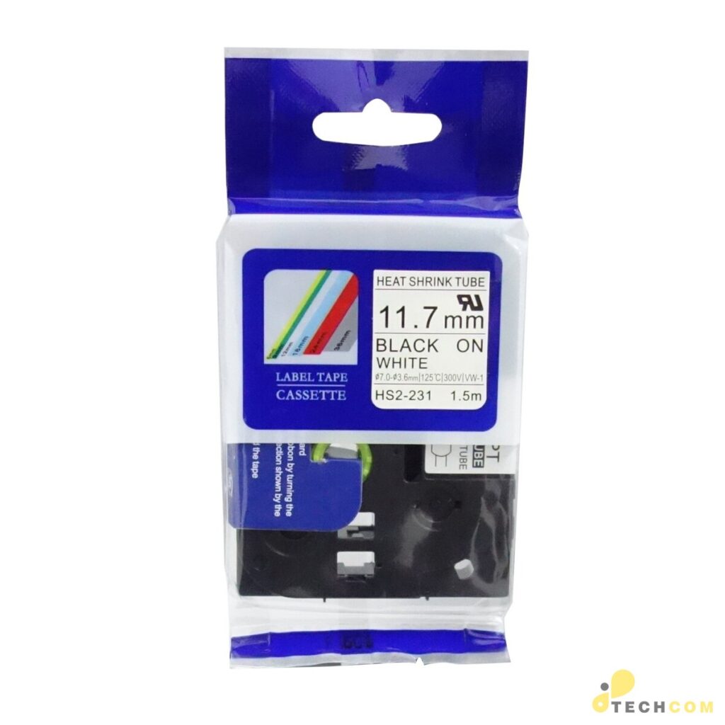 HS2-231 / ỐNG CO NHIỆT 11.7MM – DÙNG CHO BROTHER P-TOUCH