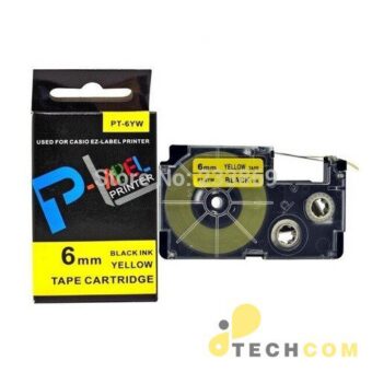 Nhan In Pt 6yw Chu Den Nen Vang 6mm Y00ef