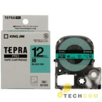 Tepra Sc12g Chu Den Nen Xanh La 12mm Uv1y2