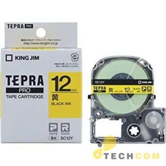 Tepra Sc12y Chu Den Nen Vang 12mm E6vls