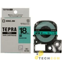Tepra Sc18g Chu Den Nen Xanh La 18mm Ueoqa